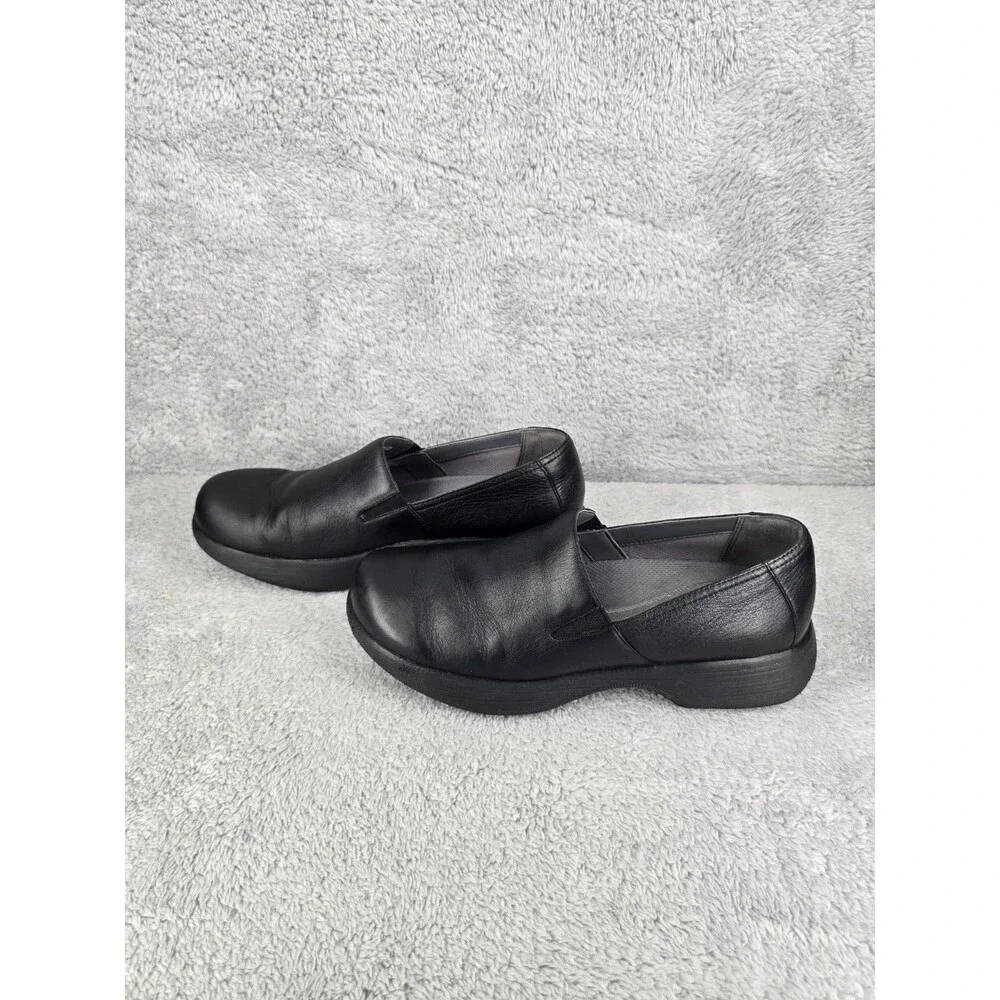 Dansko Ellie Slip-On Sneaker Women Black Leather 41EU 10-10.5(US)